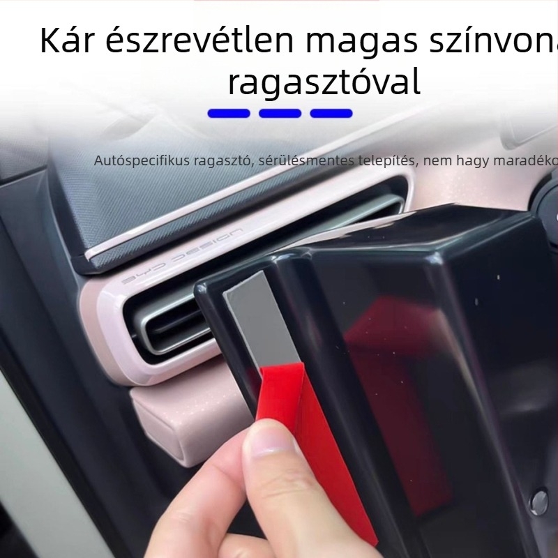 Autó belső tároló doboz – középkonzol szemüvegtartó, műanyag, testreszabható, logónyomtatás elérhető