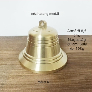 Réz harangló – Anyag: réz; Márka: Copper Bell; Kategória: Geometriai forma; Alkalmas: otthon, kert, iroda, beltér és kültér