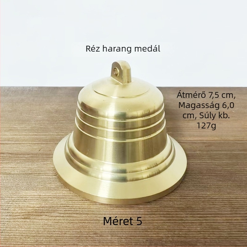 Réz harangló – Anyag: réz; Márka: Copper Bell; Kategória: Geometriai forma; Alkalmas: otthon, kert, iroda, beltér és kültér