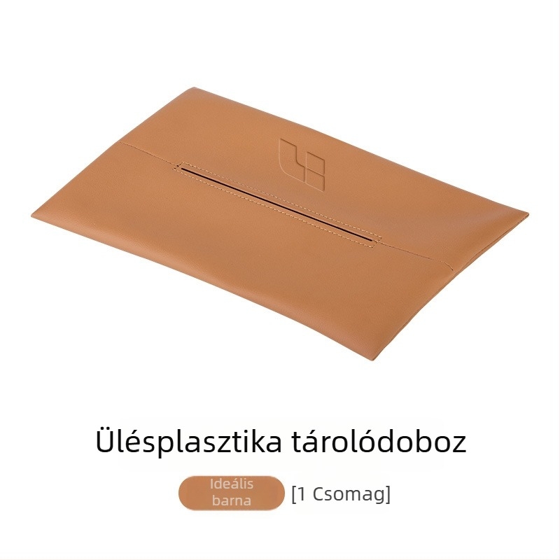 Autó belső függő szalvétatartó (mikroszálas bőr; testreszabás: igen; licencelt magánmárka: igen; élettartam: 10 év)