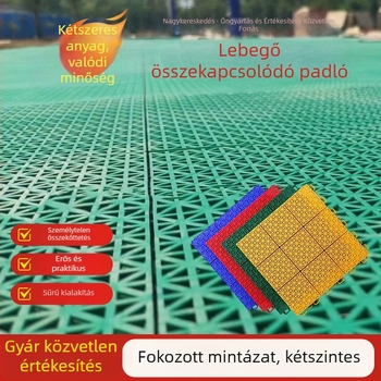 Függő padlójú kosárlabdapálya - PVC, testreszabható mintázat, csúszásmentes felület (játszóterület; PVC; testreszabható mintázat; csúszásmentes felület)