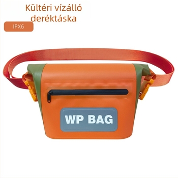 PVC vízálló deréktáska, uniszex, logónyomtatással és testreszabással, ideális horgászathoz és túrázáshoz