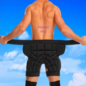 Védő nadrág korcsolyázáshoz és síeléshez csípő-, térd- és könyökvédő párnákkal – habanyag, univerzális szabás