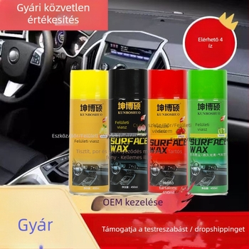 Kun Boshuo Műszerfal-viasz belső kárpitokhoz – Folyékony, gázalapú, 3 éves szavatosság, belső használatra, Tanúsítvány 001