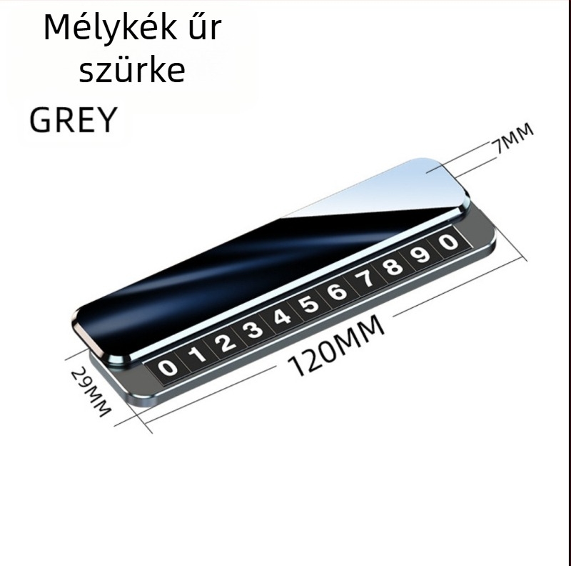 Rejtett ideiglenes parkolótábla – fém autó belső kiegészítő, Márka Group ch, Származás Zhejiang