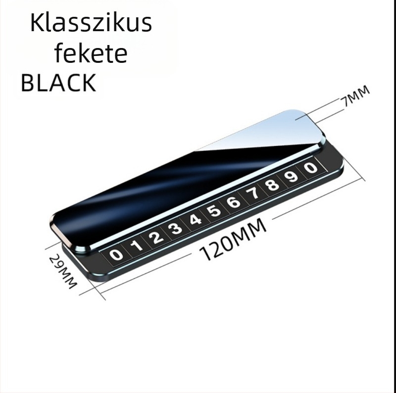 Rejtett ideiglenes parkolótábla – fém autó belső kiegészítő, Márka Group ch, Származás Zhejiang