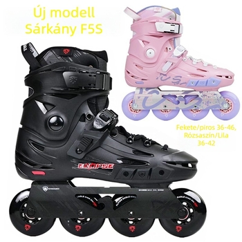 Inline görkorcsolya – Uniszex, felnőttek, egysoros kerekek, professzionális teljes készlet