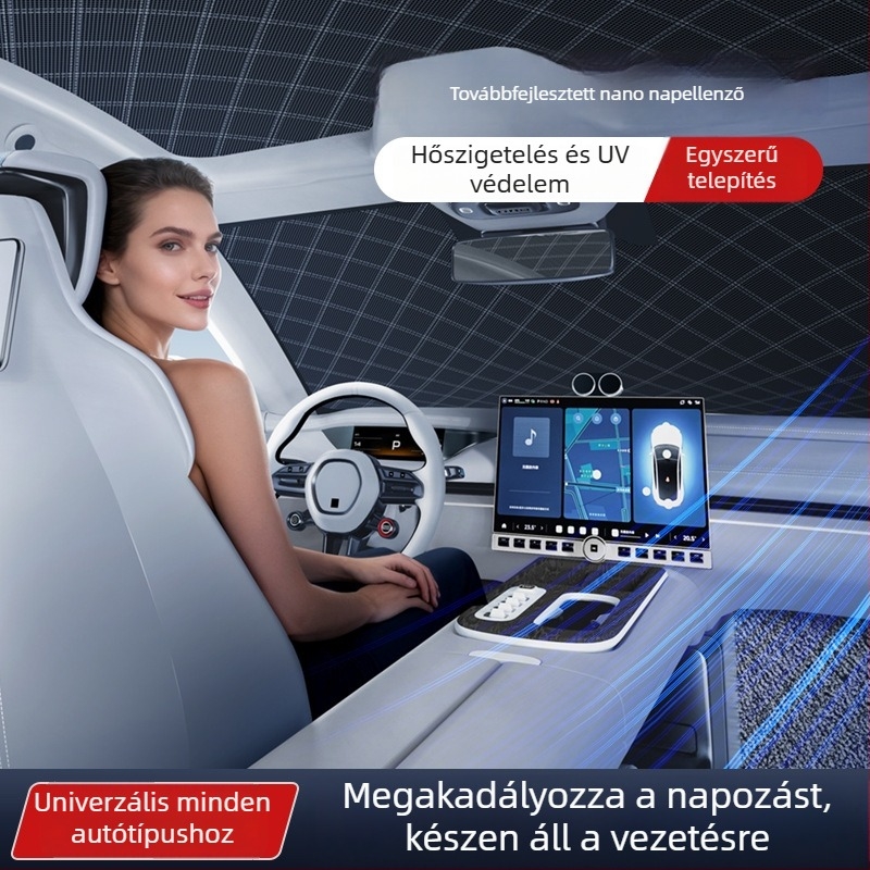 Autó hóvédő takaró: első szélvédő és panoráma üveg, megnövelt ablakfedettség