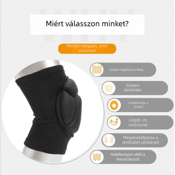 Jóga térdvédők latex-elasztikus rosttal, légáteresztők, védik a térdet, felnőtteknek