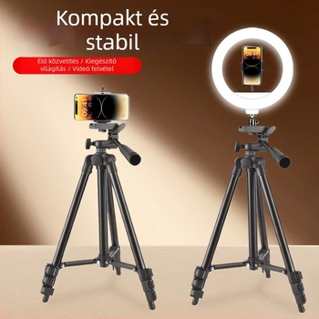 DOFEN mobiltelefon élő közvetítéshez állvány — asztali, 3 részes, csőátmérő 15 mm, max magasság 1.1 m, teherbírás 2 kg