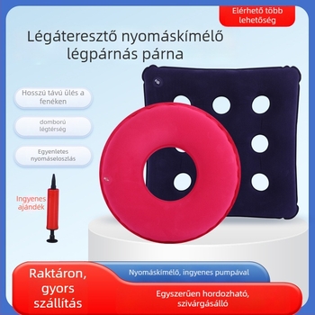 Ágyhoz kötött beteg részére – nem felfújható PVC párna a nyomásos fekélyek megelőzésére