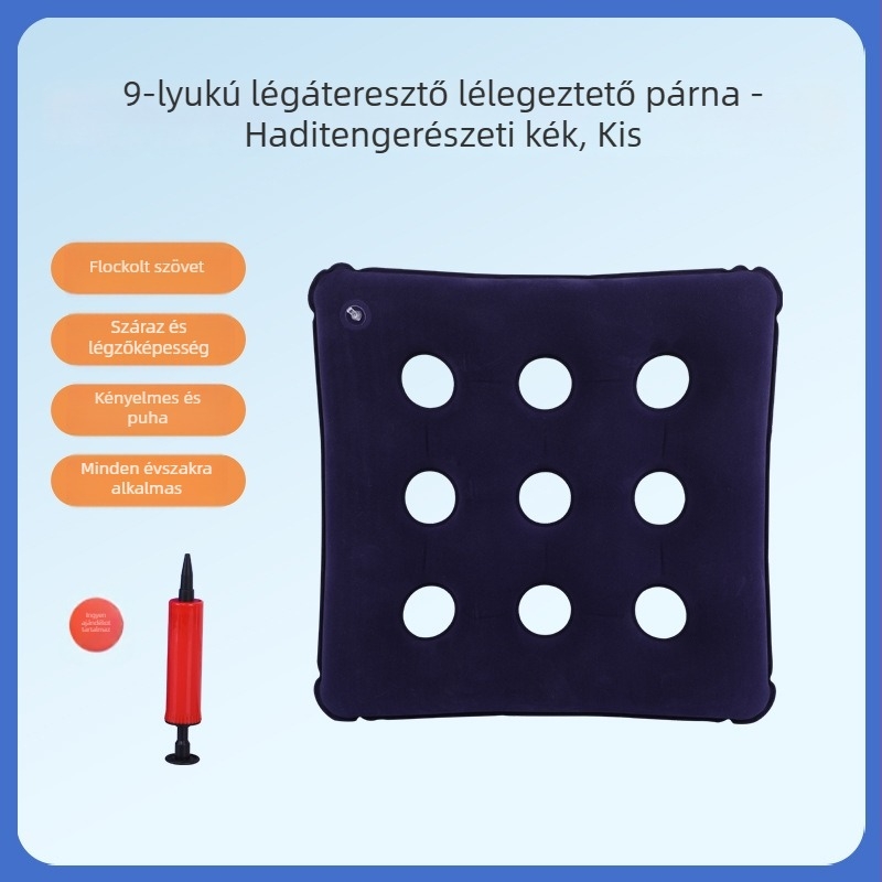 Ágyhoz kötött beteg részére – nem felfújható PVC párna a nyomásos fekélyek megelőzésére