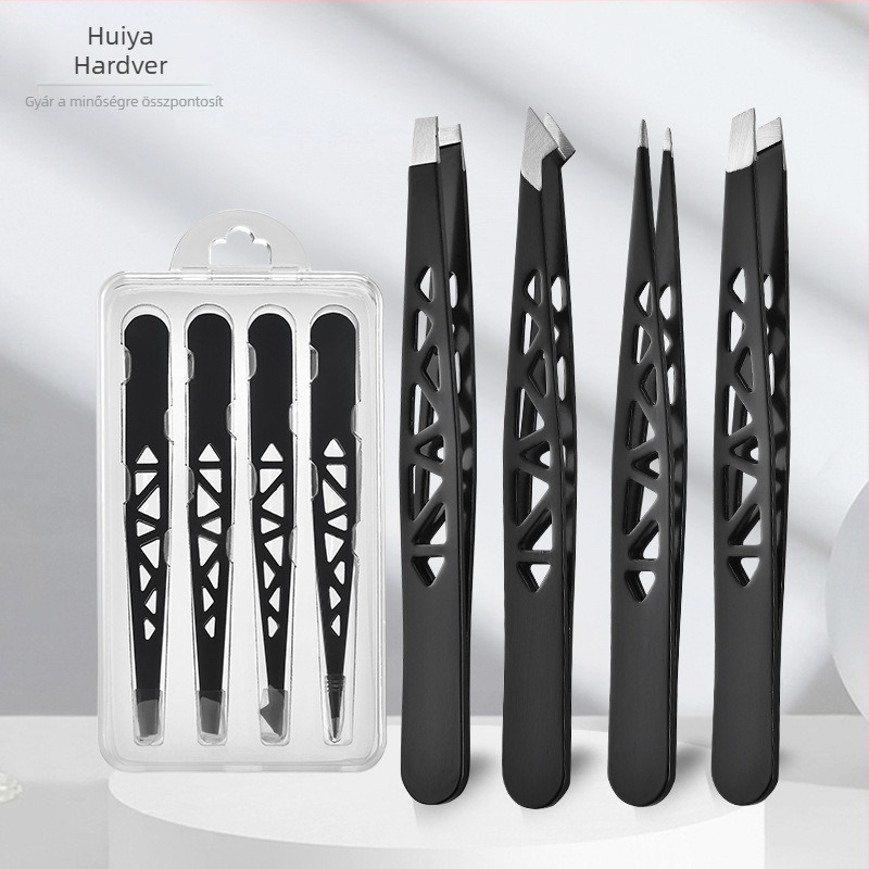 Szemöldök clip eszköz rozsdamentes acélból, Huiya hardware; szemöldök, szakáll és fehér haj szedésére; minden bőrtípushoz alkalmas; élettartam 5 év.