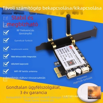 Okostelefon távoli PC-boot kártya, RF leállító, kék képernyő védelem és újraindítás védelem
