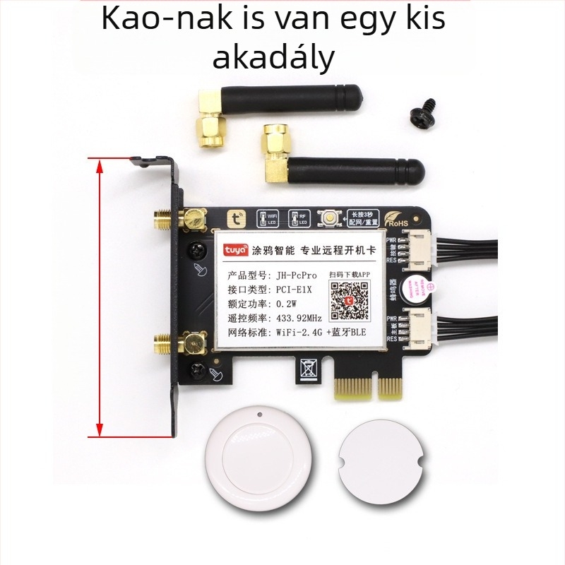 Okostelefon távoli PC-boot kártya, RF leállító, kék képernyő védelem és újraindítás védelem