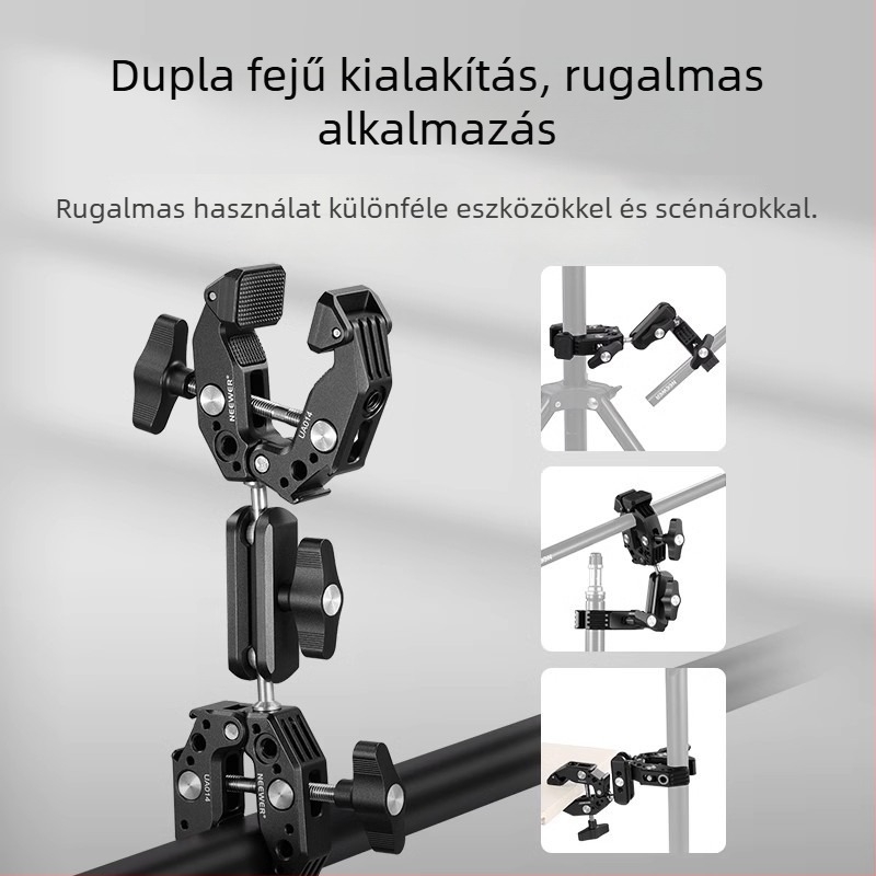 Neewer alumínium ötvözetű mágikus kar – univerzális fotótartó, teherbírás 2–5 kg