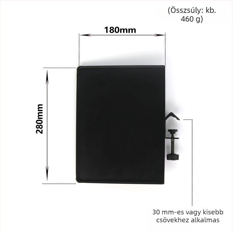 Kondenzátor mikrofon asztali tripod hangkártya tálcával és tárolópolccal, modell YH-02, márka With Constant Technology