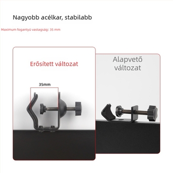 Fém mikrofonállvány hangkártya tálcával, modell Sound Card Tray, a HZM&C-től, élő közvetítéshez