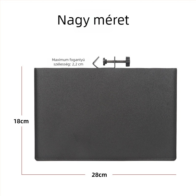 Fém mikrofonállvány hangkártya tálcával, modell Sound Card Tray, a HZM&C-től, élő közvetítéshez