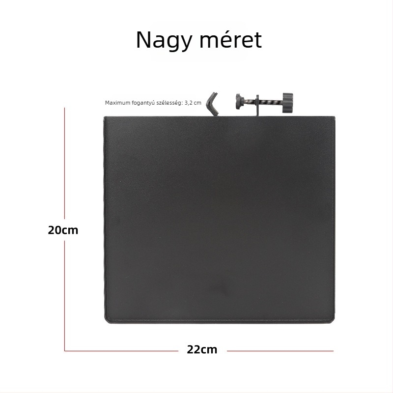 Fém mikrofonállvány hangkártya tálcával, modell Sound Card Tray, a HZM&C-től, élő közvetítéshez