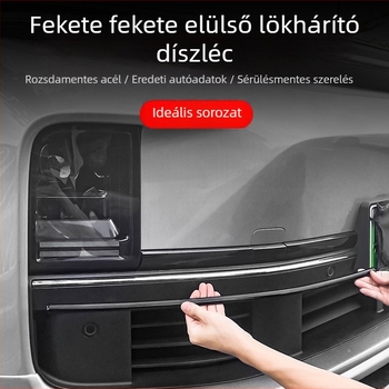 Ideális L6L7L8L9 első lökhárító dekoratív csík, ABS anyag, testreszabás nélkül, kompatibilis L6L7L8L9 modellekkel