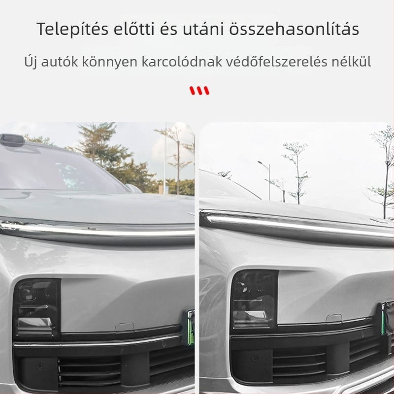 Ideális L6L7L8L9 első lökhárító dekoratív csík, ABS anyag, testreszabás nélkül, kompatibilis L6L7L8L9 modellekkel