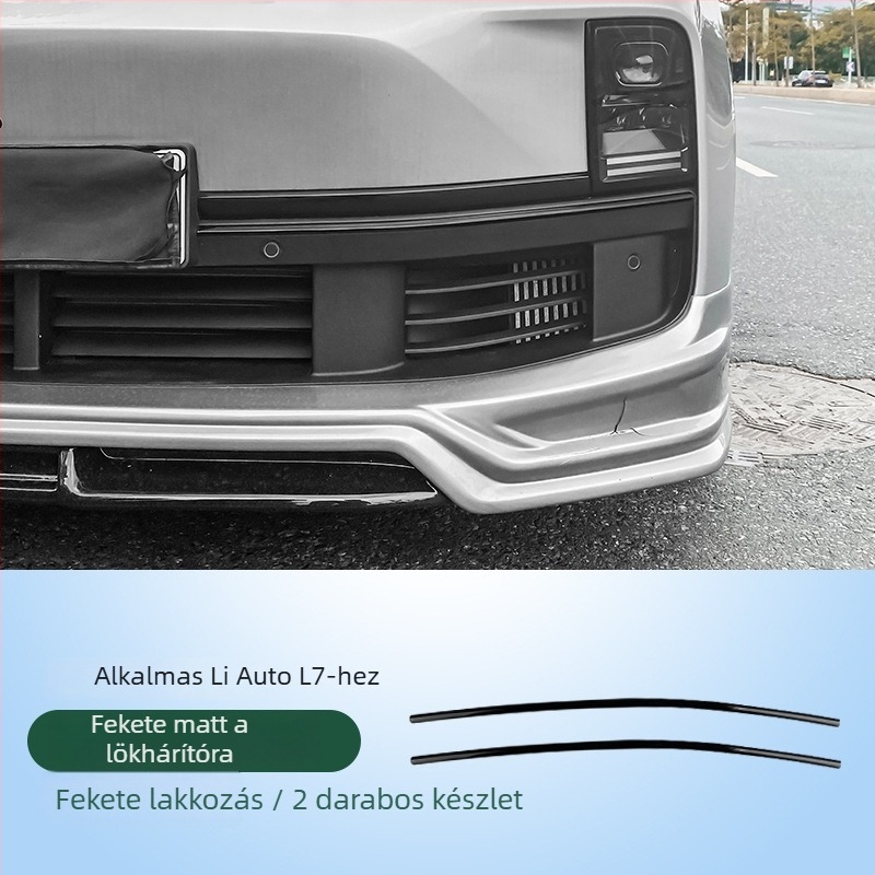 Ideális L6L7L8L9 első lökhárító dekoratív csík, ABS anyag, testreszabás nélkül, kompatibilis L6L7L8L9 modellekkel
