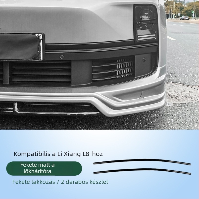 Ideális L6L7L8L9 első lökhárító dekoratív csík, ABS anyag, testreszabás nélkül, kompatibilis L6L7L8L9 modellekkel