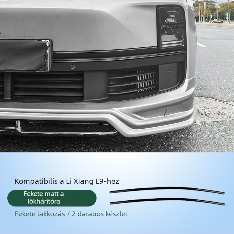 Ideális L6L7L8L9 első lökhárító dekoratív csík, ABS anyag, testreszabás nélkül, kompatibilis L6L7L8L9 modellekkel