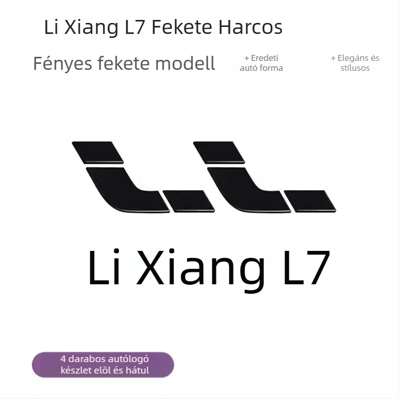 Ideális L6L7L8L9 első lökhárító dekoratív csík, ABS anyag, testreszabás nélkül, kompatibilis L6L7L8L9 modellekkel