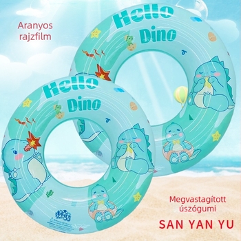 Vastagított PVC úszógumi gyerekeknek, rajzfilm mintával