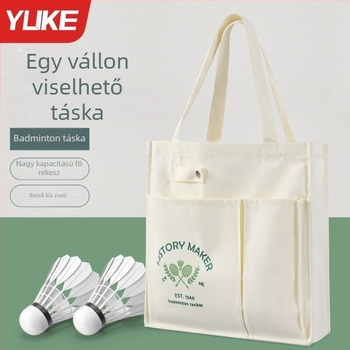 Yu ke badminton és tenis táska, CANVAS anyag, poliészter szövet, felnőtteknek, sportos kültéri táska