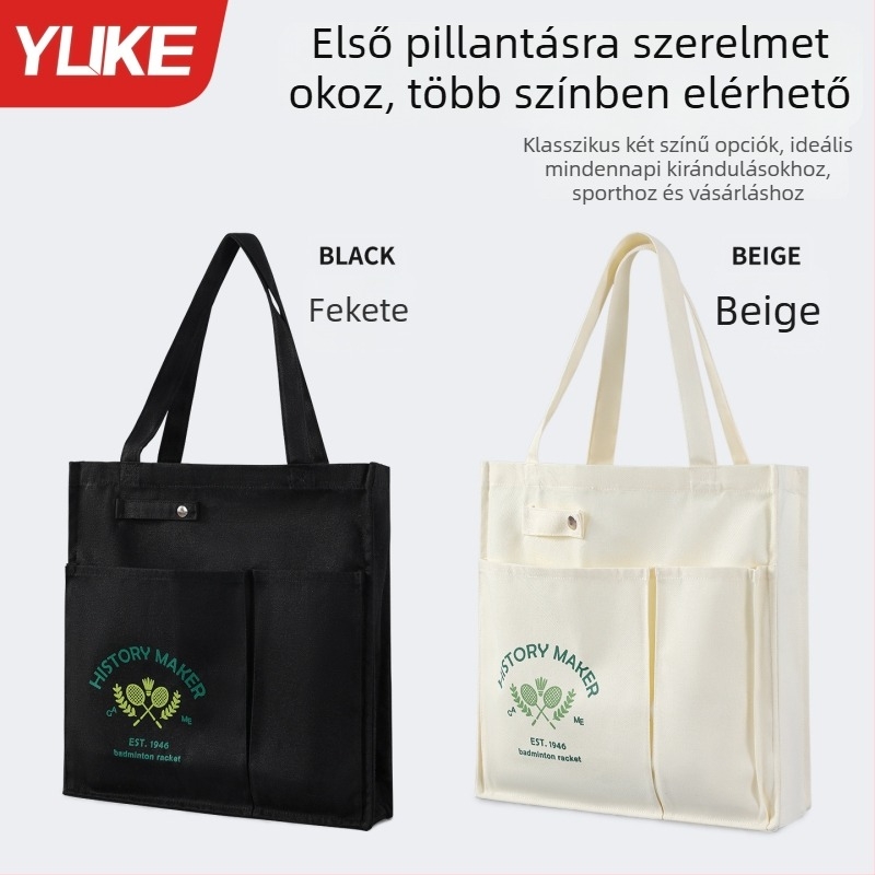 Yu ke badminton és tenis táska, CANVAS anyag, poliészter szövet, felnőtteknek, sportos kültéri táska