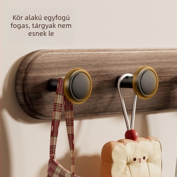 Szívócsészés ajtóhorgok – fúrás nélkül, nehéz teherbírású, ABS anyag, ajtók és ablakokhoz, előszoba/hálószoba tárolás, Dimitro