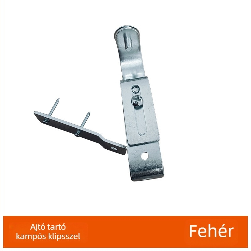 Vasból készült függönyrúd-tartó, vízálló, állítható, modern minimalista dizájn, univerzális tartó