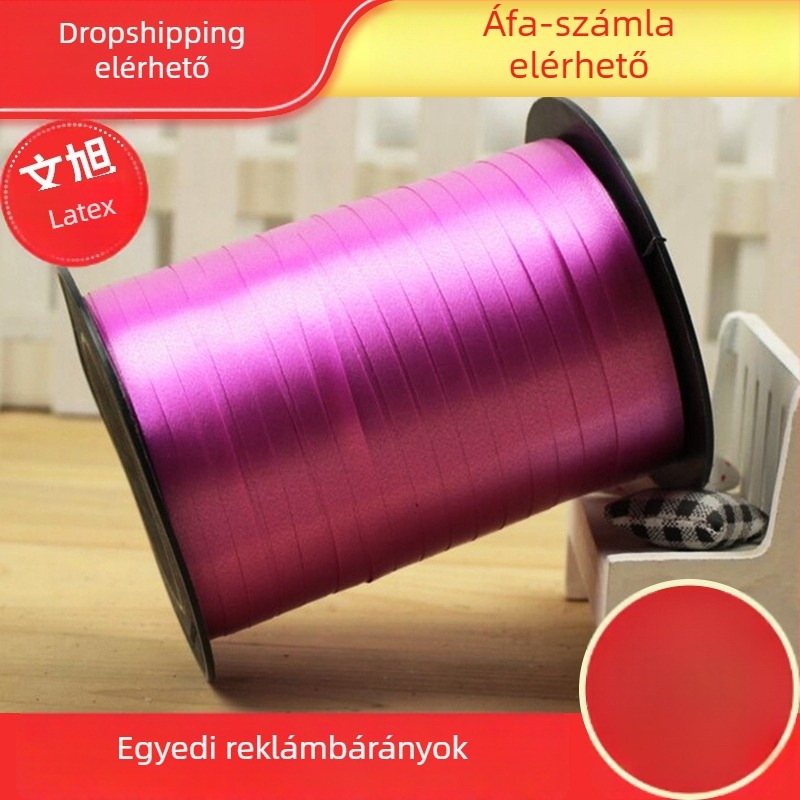 Esküvői lufi kötőzsinór és szalag, Wen Xu műanyag dekorációs rekvizit rendezvényekre, partik és koncertekre