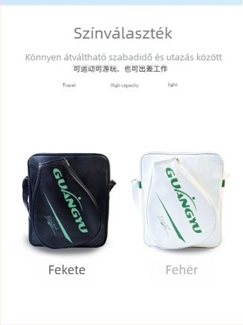 Bádminton ütő hátizsák, uniszex, PU bőr sporttáska