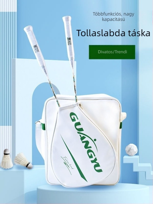 Bádminton ütő hátizsák, uniszex, PU bőr sporttáska