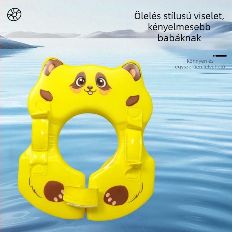 Felfújható újszülött babák úszógyűrűje, kar-gyűrű, életmentő gyűrű, fürdőkádban használható