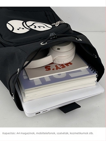 Sport hátizsák badmintonhoz, uniszex, nylon, légpárnás vállpánttal, street style