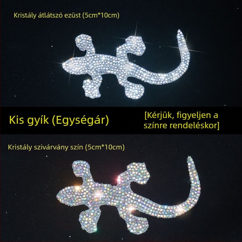 Karikatúra motívummal ellátott matrica, kristály üveg, öntapadós dekoratív burkolat (Márka: Bright Flash; Anyag: Rhinestone glass; Telepítés: Öntapadó; Mintázat: Karikatúra)