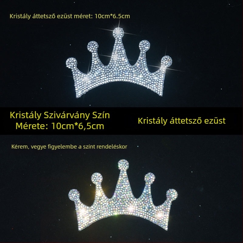 Karikatúra motívummal ellátott matrica, kristály üveg, öntapadós dekoratív burkolat (Márka: Bright Flash; Anyag: Rhinestone glass; Telepítés: Öntapadó; Mintázat: Karikatúra)