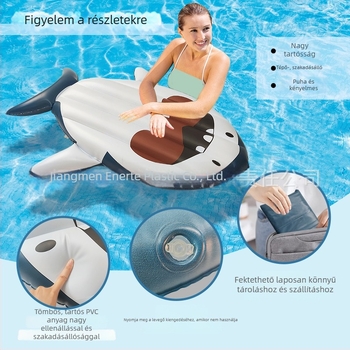 Felfújható cápa úszó deszka – PVC anyag, Modell: Floating Raft - Shark, Márka: Enert