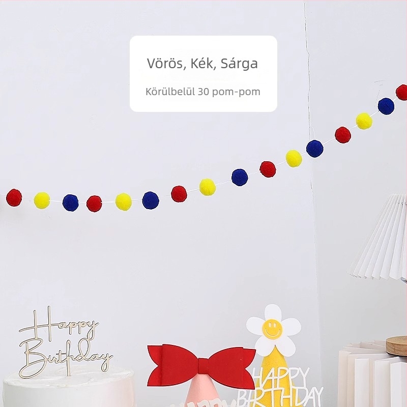 Dingsheng Filc és szalag dekorációs kellékek – A2408292, otthoni dekorhoz