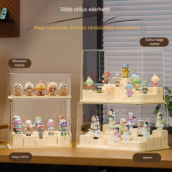 Figurák tároló doboz — átlátszó PET, modell 1397/1398/1399/1400, testreszabható
