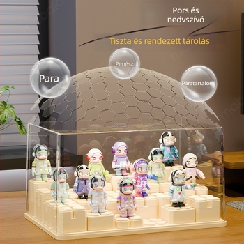 Figurák tároló doboz — átlátszó PET, modell 1397/1398/1399/1400, testreszabható