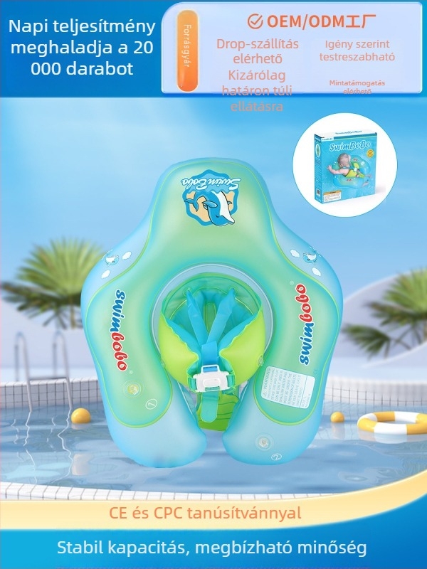 SWIMBOBO Bébi felfújható úszókör ülő zsebbel