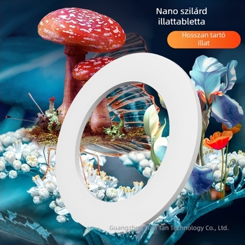 Celestial autó aromaterápiás dekoráció — napelemes működés, alumínium ötvözet, 10–20 ml, Freesia illat, ásványi fa jegyek, aromaterápiás tablettákkal, ülésre szerelhető, illat 90+ napig