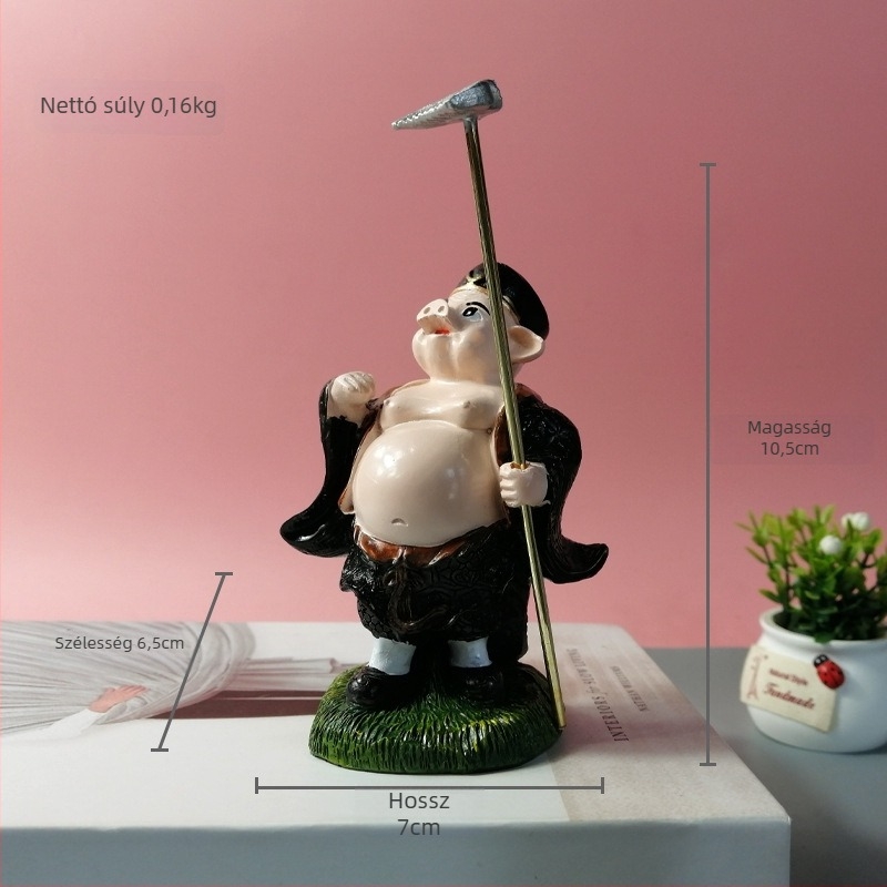 Szintetikus gyantából készült autó dísz Sun Wukong – Nyugat felé utazás, autó és otthoni dekoráció; Anyag: szintetikus gyanta; Termékszám: 8104; Kód: 8014; Csomagolás: papírdoboz