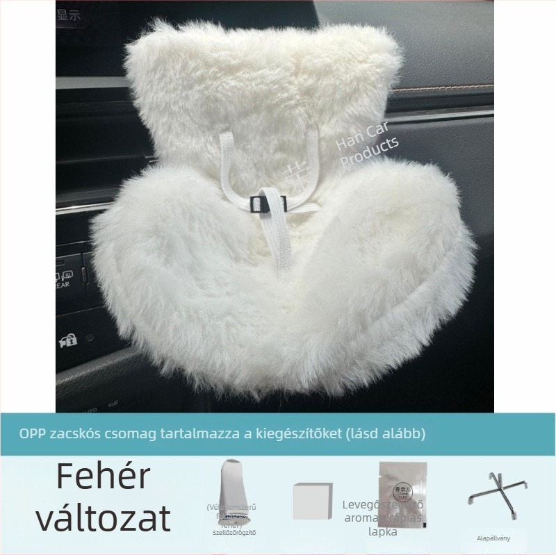 Autó belső dekorációs figura – műanyag, egyszerű stílus, márka nélküli